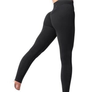 VITALITY Daydream Crossover Waist Black Leggings Size XS